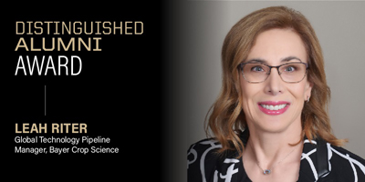 Leah Riter, College of Science Distinguished Alumni Award